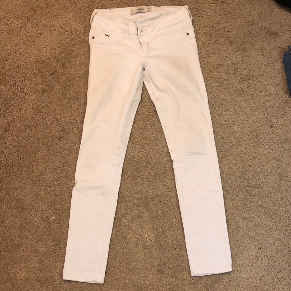 Hollister White Super Skinny Jeans
